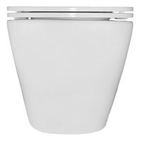 Унитаз подвесной Azario Eclat 520x365x365, безободковый, система слива "Скрытое Торнадо", с быстросъемным сидением микролифт арт-AZ-2381-A — фото 11, Подвесные унитазы