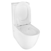 Товар: Унитаз-компакт Azario RIANO 355х620х790 напольный, безободковый, слив "Торнадо" с быстросъемным сиденьем "Микролифт" арт-AZ-1307A - фото 3 Унитаз-компакт Azario RIANO 355х620х790 напольный, безободковый, слив "Торнадо" с быстросъемным сиденьем "Микролифт" арт-AZ-1307A — фото 3, Напольные унитазы