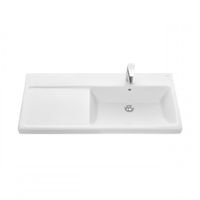 GAP PLUS Мебельная раковина 100, с увеличенной высотой бортика, правая арт-73270ME004 — фото 3, Раковины встраиваемые сверху