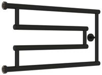 Полотенцесушитель водяной Сунержа High-Tech+ model "G" 320х650 Матовый чёрный арт-31-4051-3265 — фото 4, Водяные полотенцесушители