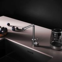 F85B05011 X-Joy S, смеситель для кухни с L-изливом, сатин — фото 2, Смесители для кухни