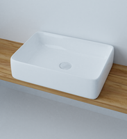 Раковина Azario 500x390x140 накладная, белая арт-AZ-2195 — фото 1, Раковины накладные