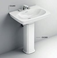 Пьедестал Artceram Civitas для раковины цвет белый CIC001 01 00 — фото 1, Пьедесталы для раковины