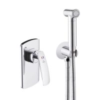 Гигиенический душ со смесителем Rose R1105, хром — фото 1, Гигиенические души