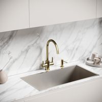 Товар: Смеситель для кухни SANCOS Taper с возможностью подключения фильтра для воды, цвет брашированное золото, арт. арт-SC4012BG - фото 3 Смеситель для кухни SANCOS Taper с возможностью подключения фильтра для воды, цвет брашированное золото, арт. арт-SC4012BG — фото 3, Смесители для кухни