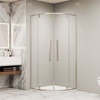 Душевой уголок RGW SV-53 90x90, полукруглый, профиль хром, стекло прозрачное/6 мм, арт-06325399-11 — фото 2, Душевые уголки четверть круга