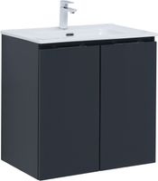 Тумба под раковину Aquanet Алвита New 70 2 дверцы, антрацит арт-00303904 — фото 1, Тумбы под раковину