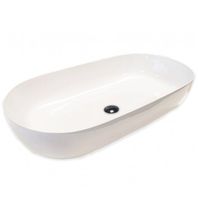 Раковина HATRIA HAPPY HOUR Y8AL01 накладная без отверстия без перелива цвет белый — фото 1, Раковины накладные