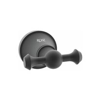 Крючок для ванной комнаты двойной Rose , черный арт-RG1921H — фото 1, Крючки для полотенец