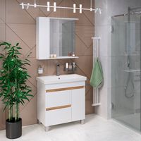 Тумба напольная с умывальником SYDNEY 80 /1дв+2ящ/ AQUA DE MARCO 5080WCSYD — фото 7, Тумбы с раковиной