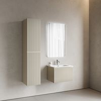 Тумба подвесная SANCOS Snob R 1.0 590х445х406, c одним ящиком оснащенным доводчиками, Beige Soft , арт. арт-SNR1.060CE — фото 6, Тумбы под раковину