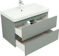 Товар: Тумба с раковиной Aquanet Вега 2.0 80 2 ящ. цв.мисти грин (раковина Ирис) 00344749 - фото 5 Тумба с раковиной Aquanet Вега 2.0 80 2 ящ. цв.мисти грин (раковина Ирис) 00344749 — фото 5, Тумбы с раковиной