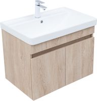 Товар: Тумба с раковиной Aquanet Оптима 70 цв. дуб светлый 00345357 - фото 5 Тумба с раковиной Aquanet Оптима 70 цв. дуб светлый 00345357 — фото 5, Тумбы с раковиной