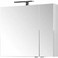 Зеркальный шкаф Aquanet Порто 80 белый 00195728 — фото 6, Зеркальные шкафы в ванную