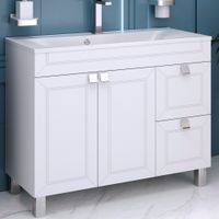 Тумба напольная с умывальником OSTIN 100 /2дв+2ящ/ AQUA DE MARCO 5100WCOST/1 — фото 1, Тумбы с раковиной