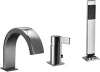 Товар: Смеситель на борт ванны Paffoni Rock RO040ST - фото 1 Смеситель на борт ванны Paffoni Rock RO040ST — фото 1, Смесители на борт ванны