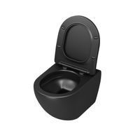 Товар: Унитаз подвесной Grossman (520х360х320) безободковый,смыв торнадо,черный матовый с тонкой крышкой,микролифт,1 место арт-GR-4457BMSQ - фото 2 Унитаз подвесной Grossman (520х360х320) безободковый,смыв торнадо,черный матовый с тонкой крышкой,микролифт,1 место арт-GR-4457BMSQ — фото 2, Подвесные унитазы