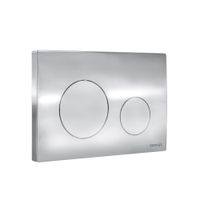 Кнопка BERGES для инсталляции ATOM Ring глянцевый хром арт-049239 — фото 1, Инсталляции для унитазов