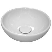 Раковина GLOBO LAVARREDO на столешницу без отверстий цвет белый LAT41BI — фото 1, Раковины накладные