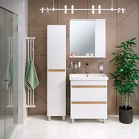 Тумба напольная SYDNEY 70 /2ящ/ AQUA DE MARCO 2070WCSYD/1 — фото 6, Тумбы под раковину