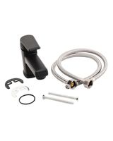 OneLife смеситель для раковины однорычажный полимерный, черный арт-P02-021b — фото 10, Смесители для раковины