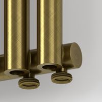 Отопительный радиатор Сунержа Эстет-0 EU50 правый 500х180 4 секции Состаренная бронза арт-05-0321-5004 — фото 1, Радиаторы отопления