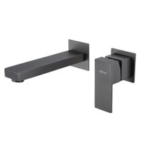 Смеситель ABBER Daheim AF8212NG для раковины скрытого монтажа, никель — фото 1, Смесители для раковины