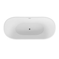 Ванна отдельностоящая Grossman Galaxy GR-2104M (170х75х72) цвет белый матовый,1 место — фото 2, Акриловые ванны