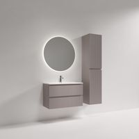 Товар: Тумба подвесная SANCOS Snob R 790х390х500, c двумя ящиками оснащенными доводчиками, Doha Soft, арт.SNR80/39SM - фото 5 Тумба подвесная SANCOS Snob R 790х390х500, c двумя ящиками оснащенными доводчиками, Doha Soft, арт.SNR80/39SM — фото 5, Тумбы под раковину