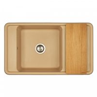 Мойка для кухни Беллис 87 870x510x250 мм, прямоуг., латте 1A724832BS260 — фото 2, Кухонные мойки