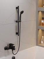 Товар: OneLife смеситель для ванны/душа однорычажный полимерный, черный арт-P06-100b - фото 9 OneLife смеситель для ванны/душа однорычажный полимерный, черный арт-P06-100b — фото 9, Смеситель для ванны