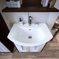 Товар: Тумба под раковину напольная Бриклаер БАЛИ венге/белый , 60 см 4627125411915 - фото 5 Тумба под раковину напольная Бриклаер БАЛИ венге/белый , 60 см 4627125411915 — фото 5, Тумбы с раковиной