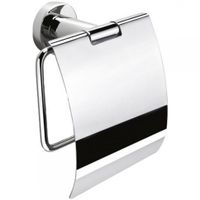 Держатель туалетной бумаги COLOMBO DESIGN BASIC B2791 с крышкой цвет хром — фото 2, Держатели туалетной бумаги