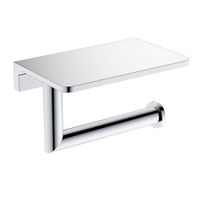 Trento Держатель туалетной бумаги с полкой, хром арт-AQM7209CR — фото 1, Держатели туалетной бумаги