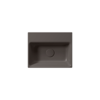 раковина подвесная/встраиваемая NUBES 40x32 без перелива коричневый матовый арт-9684116 — фото 1, Раковины подвесные