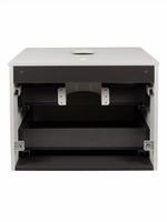 BOND Cube Тумба со столешницей подвесная белая матовая без раковины арт-T55605 — фото 8, Тумбы под раковину