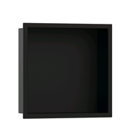 Товар: Короб с интегрированной рамой, Hansgrohe, XtraStoris Original, ширина, мм-300, глубина, мм-100, высота, мм-300, тип установки-встраиваемый, состоит из-стеновой короб с рамой, монтажный набор, уплотнительный комплект, материал монтажного набора-полистирол, материал короба-нержавеющая сталь, цвет-чёрный матовый арт-56061670 - фото 1 Короб с интегрированной рамой, Hansgrohe, XtraStoris Original, ширина, мм-300, глубина, мм-100, высота, мм-300, тип установки-встраиваемый, состоит из-стеновой короб с рамой, монтажный набор, уплотнительный комплект, материал монтажного набора-полистирол, материал короба-нержавеющая сталь, цвет-чёрный матовый арт-56061670 — фото 1, Полки для ванной и душа