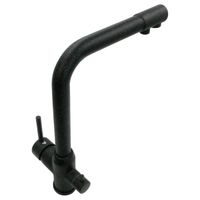 MILANO Смеситель д/кухни совмещенный с краном для питьевой воды, черный камень арт-32657 — фото 5, Смесители для кухни