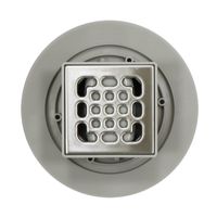 Трап для душа AZARIO 100х100 перфорированная решетка, вертикальный выпуск арт-AZZ15100 — фото 2, Трапы для душа