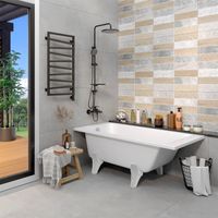 Ванна MALTA 167 см из литьевого мрамора NOVA GEL с каменными ножками/ Aqua de Marco 1170WMAL_GEL — фото 2, Ванны