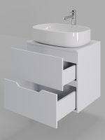 Товар: Orange Line Li-60TuwMDF+B08-600W тумба с раковиной подвесная 60 см, белый Li-60TuwMDF+B08-600W - фото 3 Orange Line Li-60TuwMDF+B08-600W тумба с раковиной подвесная 60 см, белый Li-60TuwMDF+B08-600W — фото 3, Тумбы с раковиной