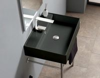 Товар: Раковина Scarabeo TEOREMA 2.0 подвесная или накладная с переливом с одним отверстием цвет черный матовый с антибактериальным и грязеотталкивающим покрытием BIOKER арт-5105 49 BK - фото 2 Раковина Scarabeo TEOREMA 2.0 подвесная или накладная с переливом с одним отверстием цвет черный матовый с антибактериальным и грязеотталкивающим покрытием BIOKER арт-5105 49 BK — фото 2, Раковины подвесные