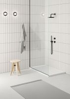 PIATTI DOCCIA душевой поддон над уровнем пола/вровень с полом 100x70х4,5 ceramic anti-slip керамический белый матовый арт-438909 — фото 2, Керамические душевые поддоны