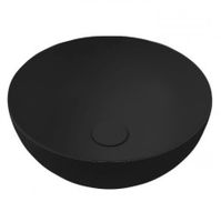 Раковина HATRIA HAPPY HOUR накладная без отверстия без перелива цвет черный матовый арт-A0Y5A502 — фото 1, Раковины накладные