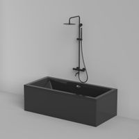 Ванна BERGES акриловая TARI 180х80, черный глянец арт-052029 — фото 5, Акриловые ванны