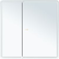 Зеркальный шкаф Aquanet Оптима 80 LED антипар 00353807 — фото 6, Зеркальные шкафы в ванную