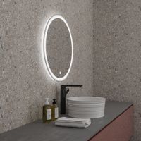 Товар: Зеркало SENTO D800 (800*800*45) LED с сенсорным выключателем 98080 - фото 2 Зеркало SENTO D800 (800*800*45) LED с сенсорным выключателем 98080 — фото 2, Зеркала в ванную комнату