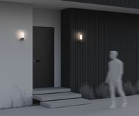 Настенный светильник (бра) Outdoor O418WL-01GR — фото 8, Уличное освещение