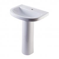 СТАНДАРТ Умывальник 56 см с отверстием, без перелива, белый ROSA Вн УмБ14 — фото 1, Раковины накладные