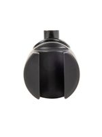 Держатель лейки на штангу 24мм черный матовый BOND арт-BSH2488 — фото 5, Держатели для душа